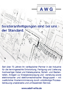 Kunde: Adolf Witte, Elektro- und Hochfrequenztechnik, Anzeige