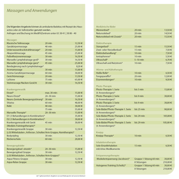 Kunde: SteinThermeBelzig, Informationsbroschüre