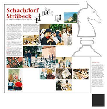 Kunde: Schachdorf Ströbeck, Messeplakat